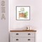 Greenery Bath I by Sue Schlabach Canvas Wall Art Print Framed